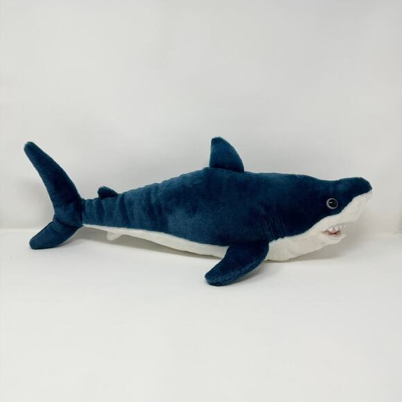 Wild Republic Cuddlekins Maco Shark 24" Plush Realistic Stuffed Animal Toy Blue - Picture 1 of 12